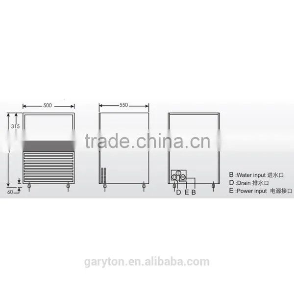 GRT - LB120S Commercial Ice Cube Making Machine With CE photo-2