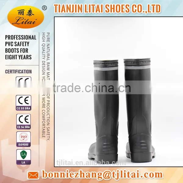 EN ISO 20345:S4 S5 PVC Wellington Rain Boots for Industy photo-3