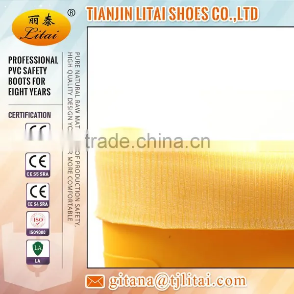 NEW 2016 CE EN ISO 20345 04 Chemical Resistant PVC Rain Boots,popular Pvc Rain Boots photo-3