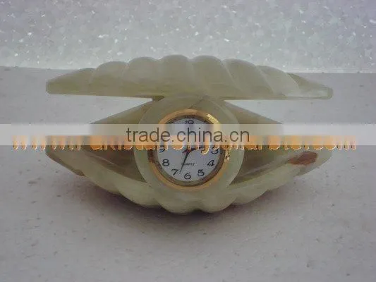 LATEST DESGINE Top Quality Cheap Price CLOCKS ONYX MARBLE HANDICRAFTS photo-5
