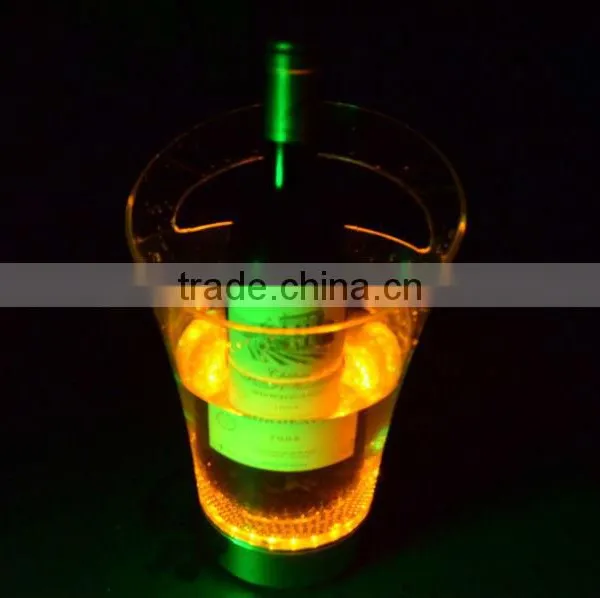 LED Shine Plastic Wine Coolers Ice Buckets and Wine Stands photo-2