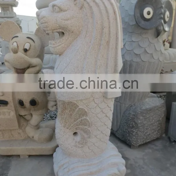 High Quality Granite Merlion Stone Statue photo-3