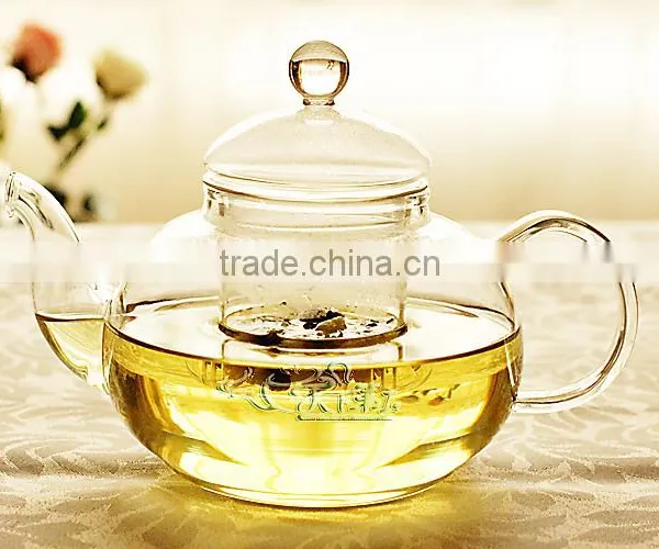 Heat Resistant Borosilicate Tea Pot Set/ Drip Tea Pot photo-3
