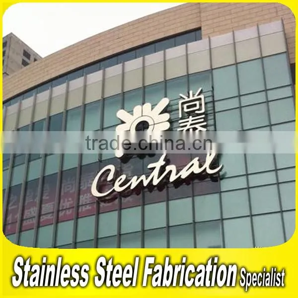 Etching Stainless Steel Metal Number Letter Signage Outdoor Sign Board photo-2