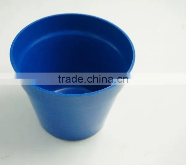 Enviromental Friendly Bamboo Fiber Flower Pot Seeding Pot photo-4