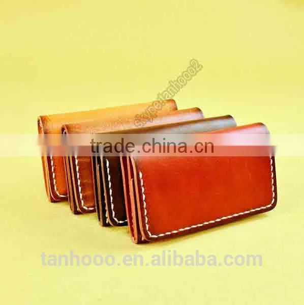 Men and Women's Genuine Leather Credit Card Holder photo-4