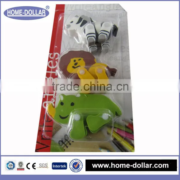 Factory Wholesale School Kids Mini Stationery Non Dust Smiling Face Emoji Eraser photo-6