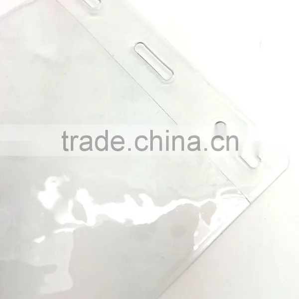 3.25" * 4.25" ID Badge Holder Without Metal Clip, Name Tag Holder, ID Card Holder With Clip photo-4