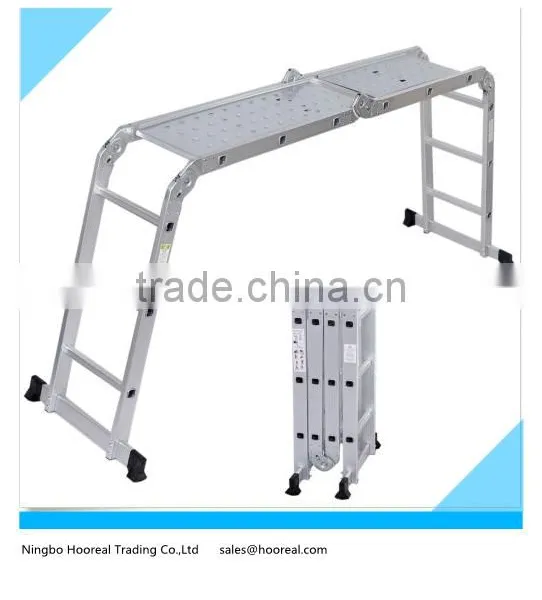 Multifunction Aluminum Folding Step Extension Folding Ladder photo-2