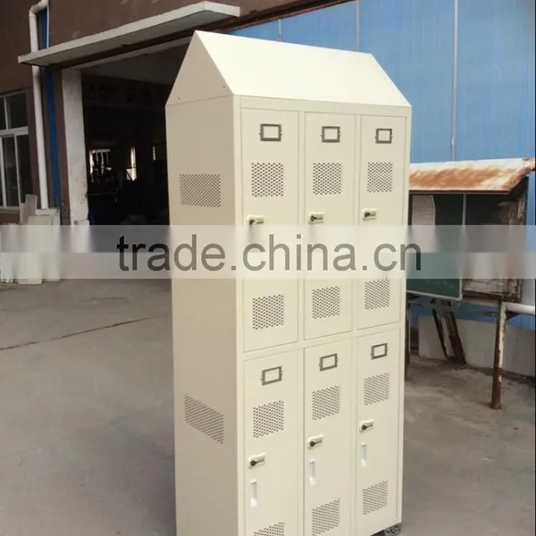 Six-doors Color Metal Locker Steel Swimming Pool Locker photo-2