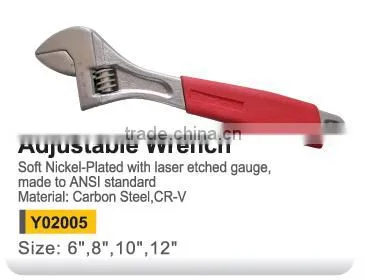 YF225 Adjustable Spanner With Rubber Handle photo-2