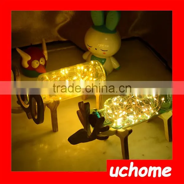 UCHOME Creative Fancy Night Light Mini Glass Deer Night Light Glass Animal Shaped Night Lights photo-4