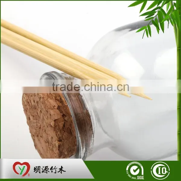 Custom Bbq Barbeque Eco-friendly Natural Flat Round Point High Quality Bamboo Stick