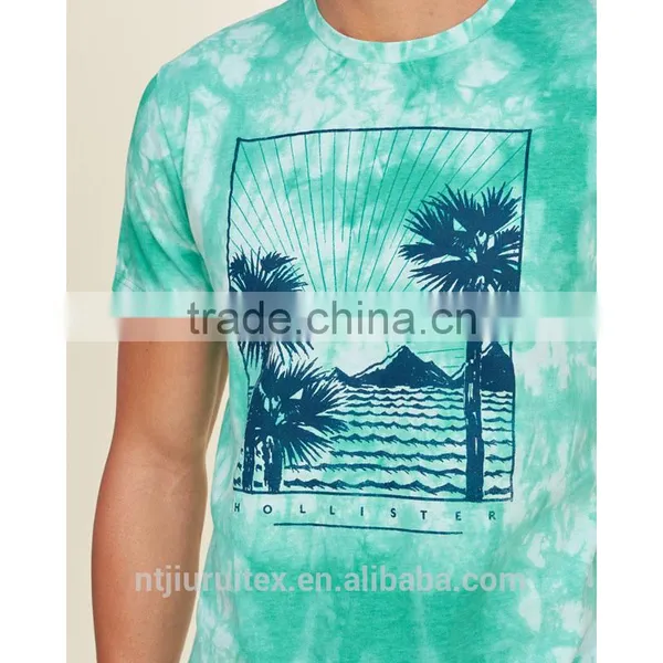 Men Tie Dye T-shirt ,cotton T-shirt, Summer T-shirt,print T-shirt photo-3