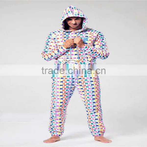 Newest Couple Pajamas With Coral Fleece Pajama ,high Quality Printing photo-2