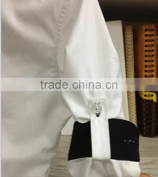 Custom Boys Dress Shirts Wholesale Banded Collar White Dress Shirts photo-4