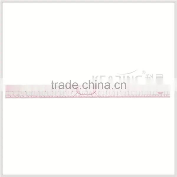 Kearing Inch & Metric Scale 2'' * 24'' & 60cm PVC Quilting Straight Grading Ruler for Sewing Plastic Rulers# 8097 photo-2