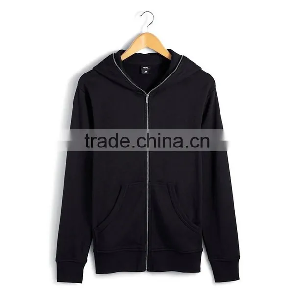 Custom Cheap Fitness Hoodies Thin Fleece Zip up Hoodies Men photo-2