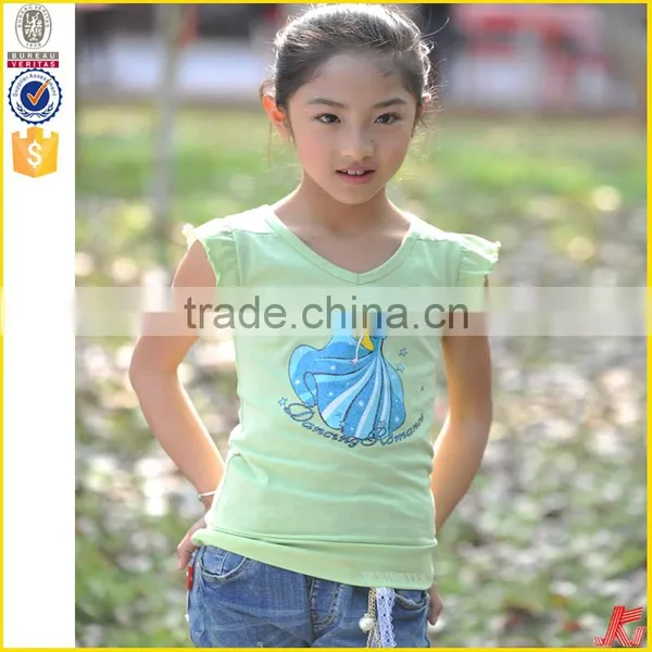 Fashion Design Girls Tshirt Printing Custom t Shirt photo-3