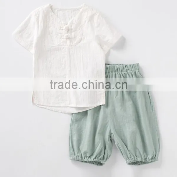 Zm35672a Wholesale Clothes Manufacturer 2017 Fashion Kids Clothing Set photo-3