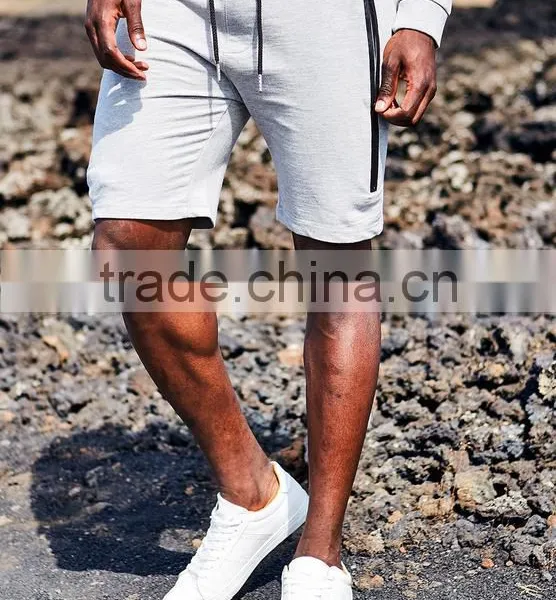 Relaxed Fit Well-worn Feel Wholesale Blank Sweat Shorts photo-5