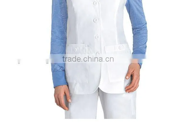 Wholesale Nurse's Uniform Fabric Nurse Uniform Vest Designs photo-3