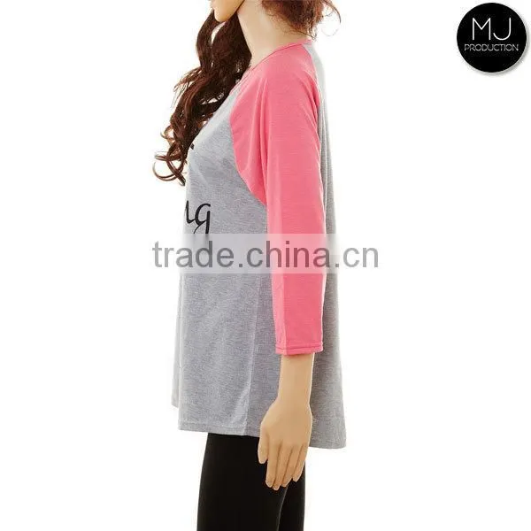 Wholesale Blouse Easter Raglan Tank Top Woman Clothing photo-4