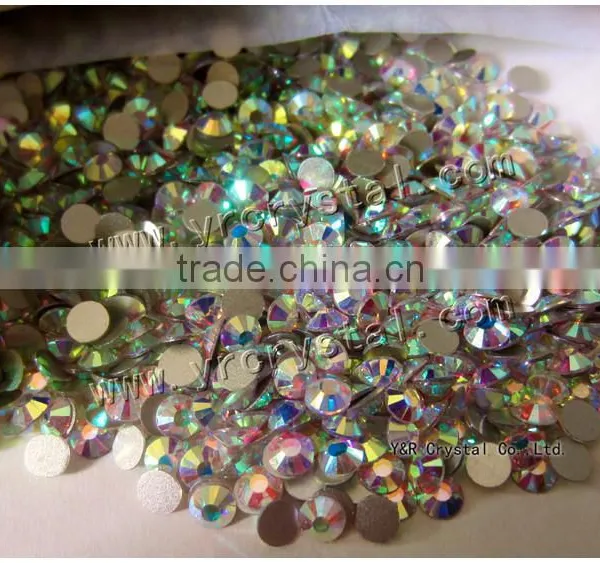 Flat Back Crystals Color Chart Non Hot Fix Rhinestones Flatback Glass Rhinestone photo-5