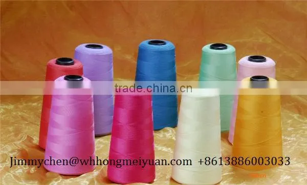 Fluorescent Color Polyester Spun Yarn 40s/2 photo-2