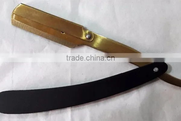 Shaving Razor With Gold Blade With Balck Handle photo-2