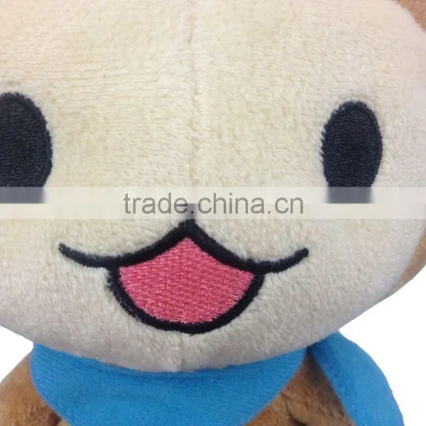 Soft Velboa Cuddly Brown Monkey With Golden Crown Animal Toy for Baby photo-3