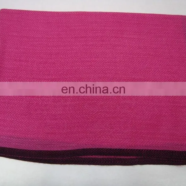Cashmere Pashmina Wool Shawl With Black Border photo-5