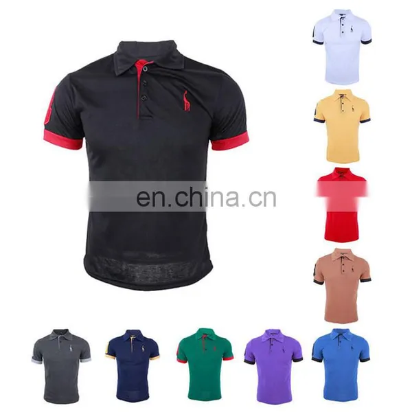 2017 OEM Embroidery Print Leisure Custom T Shirt Printing Plain T-shirts Polo Tshirt photo-4
