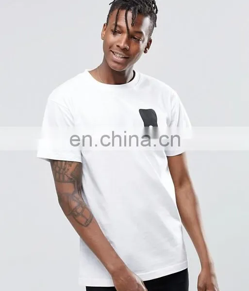 White and Black Printing Fashion Men o Neck T-shirt photo-2
