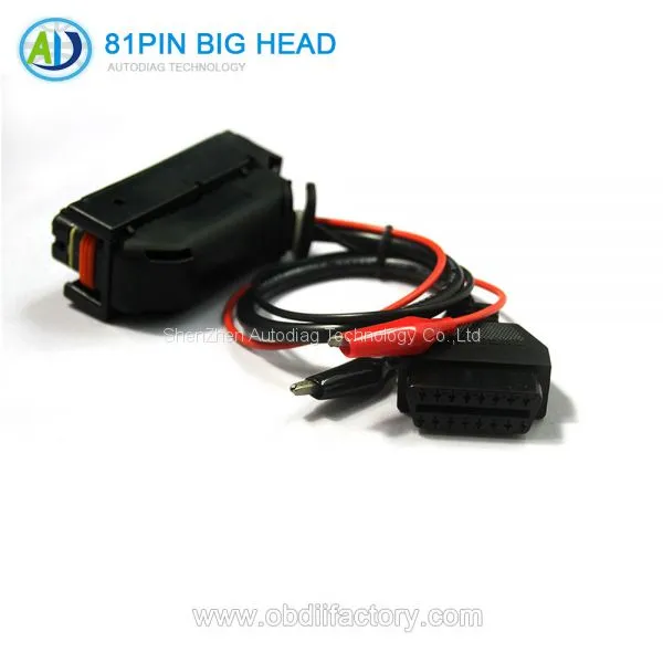 VAG 81pin ECU OBD F+DC Cable for VW 81 Pin Obd Adapter Female to DC Cable Obd2 Car Diagnosis Interface