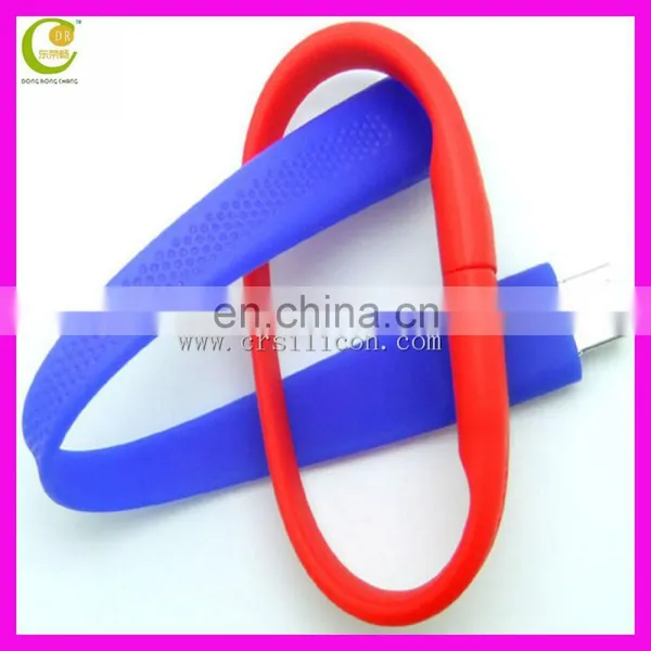 Custom Logo Usb Flash Drive Wrist Watch Nice Wrist Band Custom Reflective Slap Bracelets photo-3