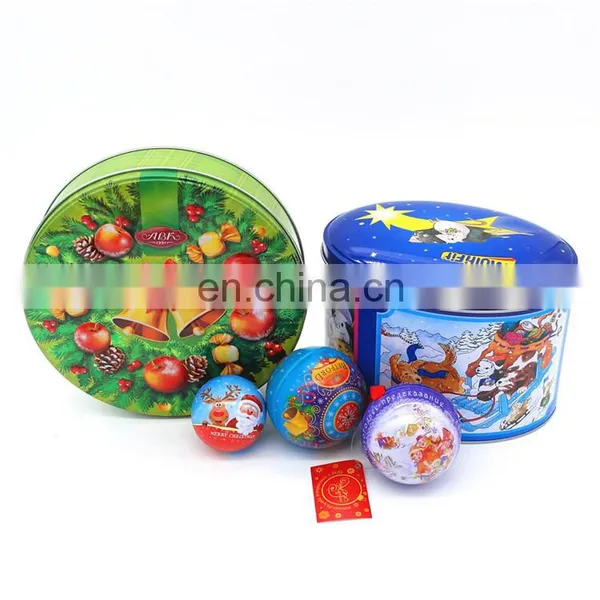 High Quality Decorative Custom Made Christmas Gift Tin Box Wholesale photo-3