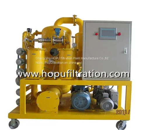 Double Stage Vacuum Transformer Oil Purifier for Series ZYD