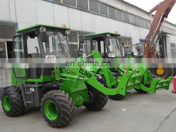 4X4 0.6ton Mini Wheel Loader ZL06 CE Shovel Wheel Loader photo-6