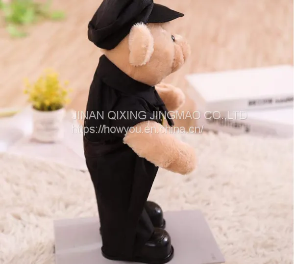 China Manufacture Custom Plush Police Teddy Bear on Sale photo-2