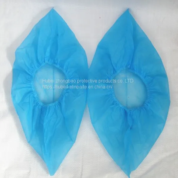 One-time Thickening Shoe Cover Wholesale Package Mail Non - Woven Fabric Shoe Cover Foot Cover Home Use Cloth Plastic Shoe Cover 100 photo-2