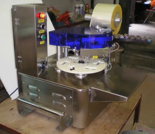 30X30 Angle Iron Automatic Sushi Takeaway Food Packing Machine CPU Program Controll
