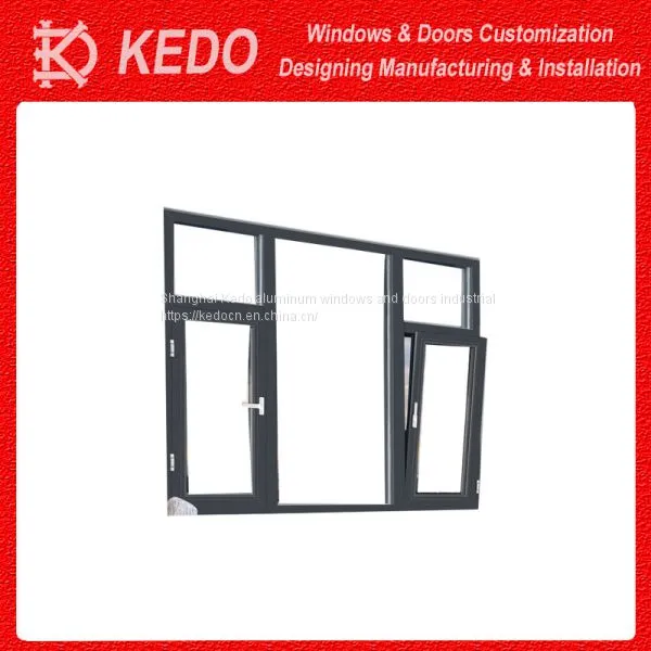 Aluminum Basement Windows With Double Glass photo-3