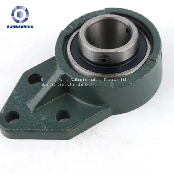SUNBEARING Pillow Block Bearing UCFB205 Green 25*116*34.1mm Chrome Steel GCR15 photo-4