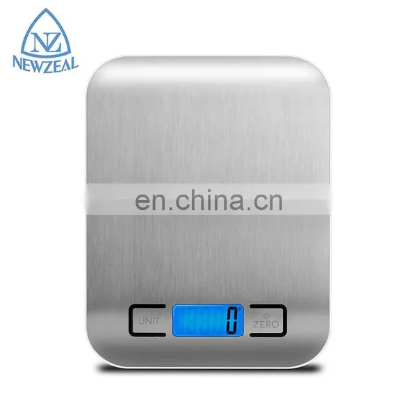 New Products Multifunction 5Kg 11Lb Stainless Steel Electronic Digital Food Weighing Kitchen Scale photo-2
