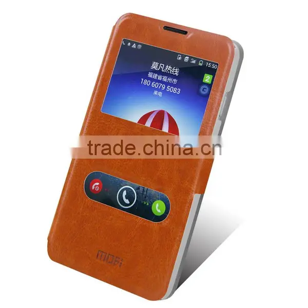 MOFi Case Celular Leather Flip Dot View Cover for Coolpad Dazen F1, Mobile Handset Coque Back Housing for Coolpad 8297 photo-6