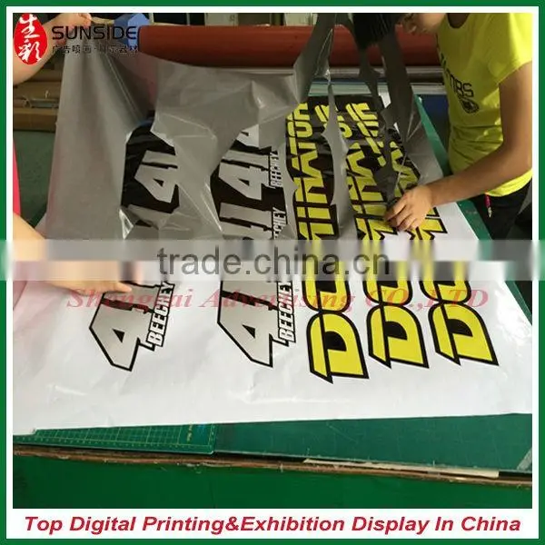 Window Perf Sticker With Gold Color Kiss Cut Manufacturer photo-4