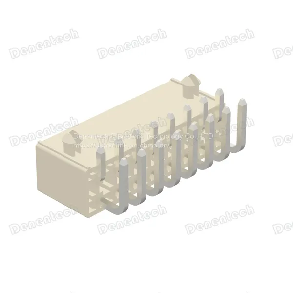 Denentech 4.20mm Pitch Dual Row Right Angle DIP Wafer Connector photo-3