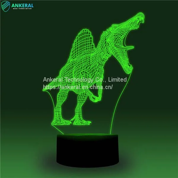 Dinosaur 3D Lamp Smart APP Bluetooth Control 3D Light photo-4