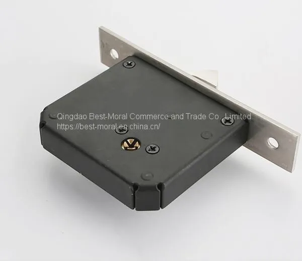 Single Brass Hook Latch Mortise Door Lock Backset 50mm photo-4